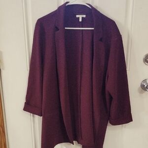 Women's Burgundy Blazer